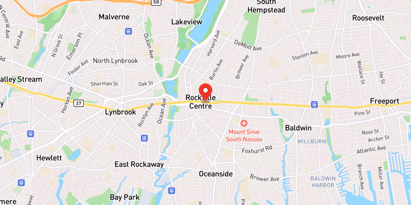 Flooding Closes Left Lane on NY 27 Eastbound in Nassau County
