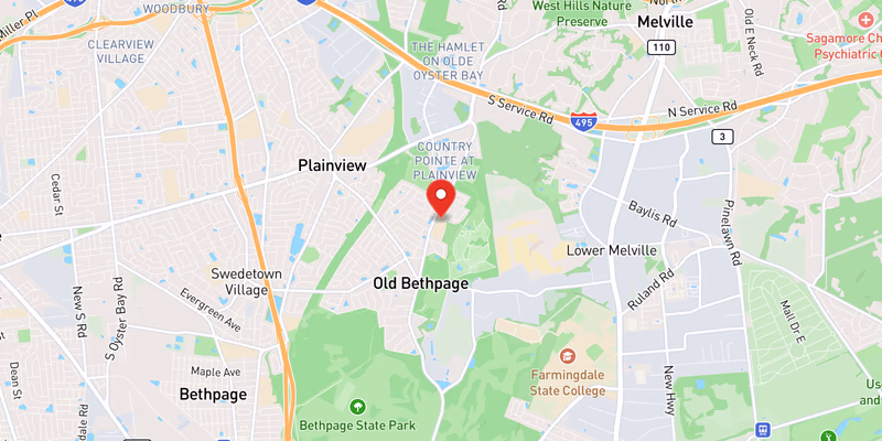 Map showing incident location at 40.7700, -73.4500