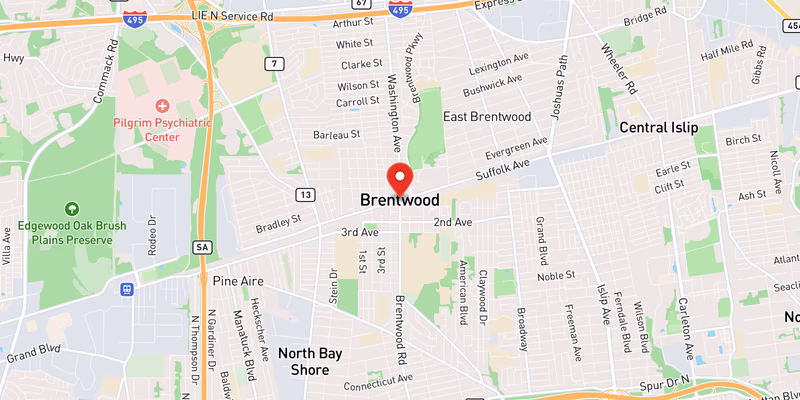 Map showing incident location at 40.7812, -73.2462