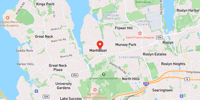 Map showing incident location at 40.7959, -73.6976