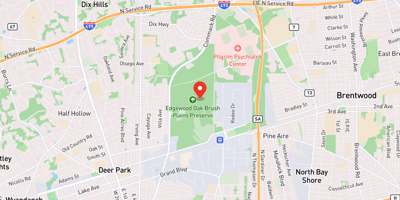 Map of Sunrise Highway