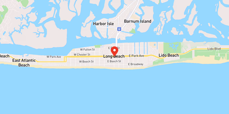 Map showing incident location at 40.5882, -73.6579