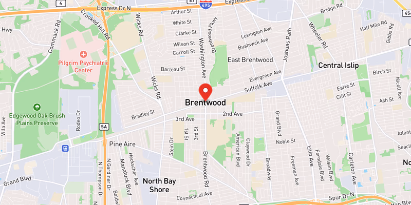 Map showing incident location at 40.7812, -73.2462