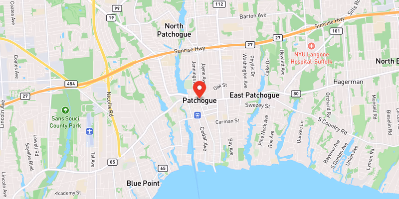 Map showing incident location at 40.7659, -73.0151