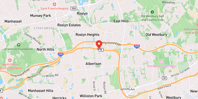 Map showing incident location at 40.7809, -73.6393