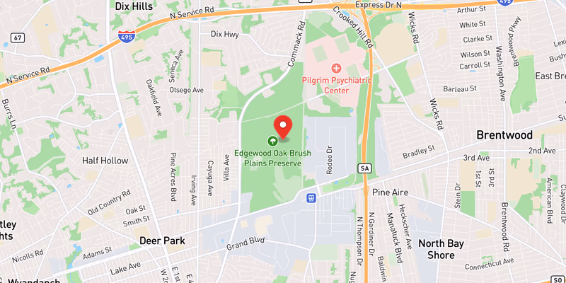 Map of Southern State Parkway