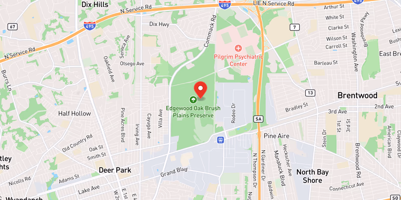 Map of Northern State Parkway