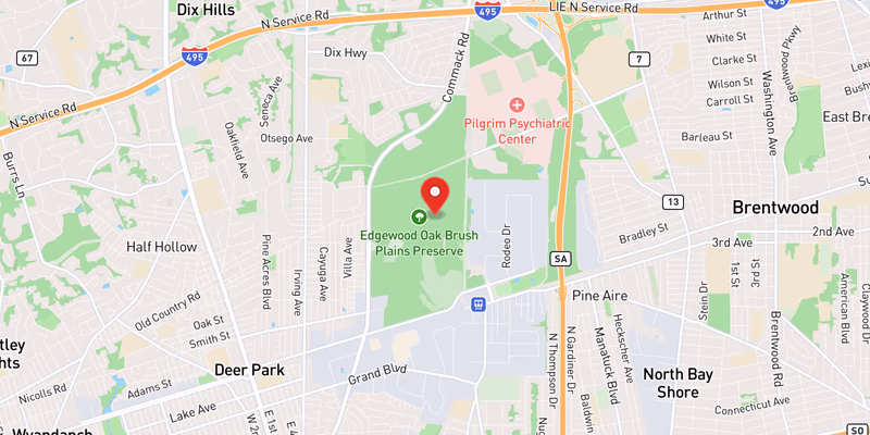 Map of Southern State Parkway