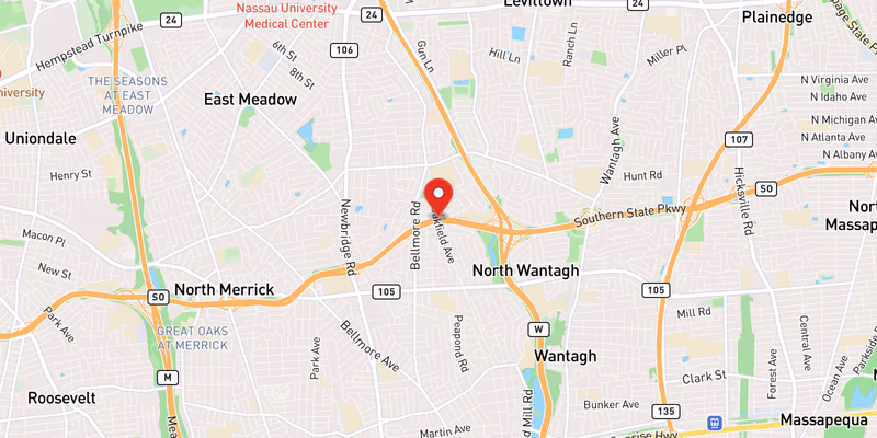 Map showing incident location at 40.7000, -73.5300