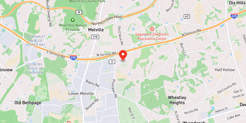 Map of Northern State Parkway