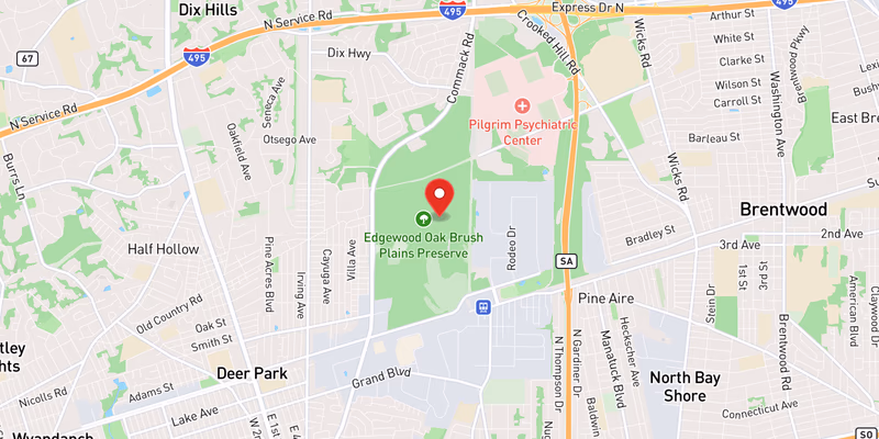 Map of Southern State Parkway