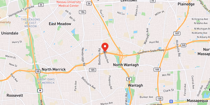 Map showing incident location at 40.7000, -73.5300