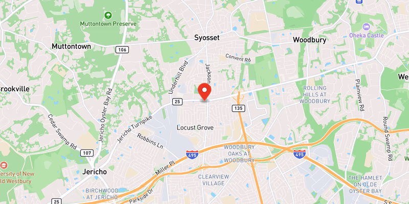 Map of Long Island Expressway