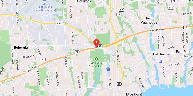 Right Lane Closed for Pothole Repairs on Eastbound NY 27 in Suffolk County