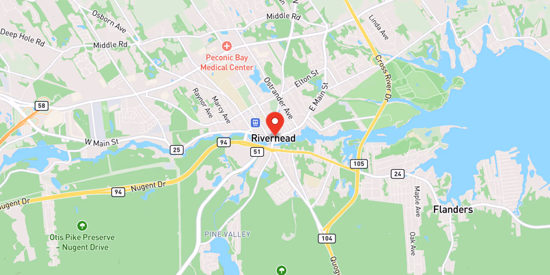 Map showing incident location at 40.9170, -72.6620