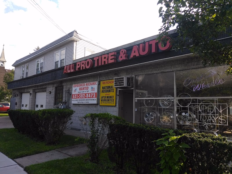 All Pro Tire & Auto — photo via Google
